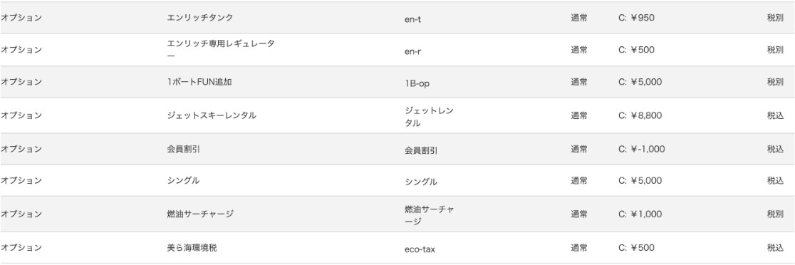 「コース」の設定方法のイメージ